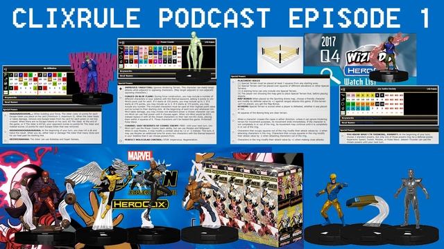 Heroclix - ClixRule Podcast #1 - Watchlist Q4, Xavier's School, Booster Golden and Dec Rulings смотреть онлайн
