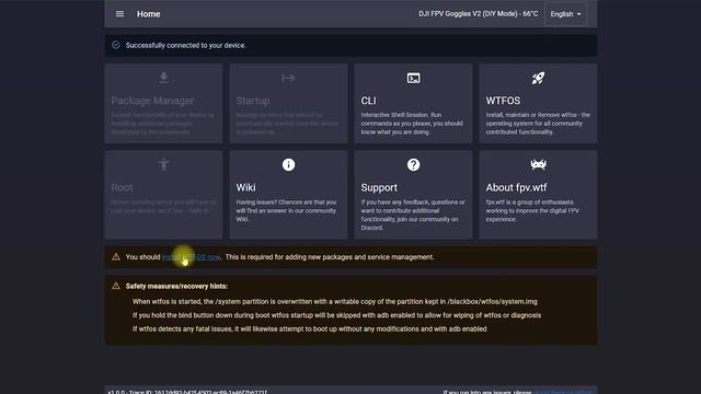 Полное OSD на BETAFLIGHT E INAV,Ardupilot .  Установка  WTFOS на очки DJI.