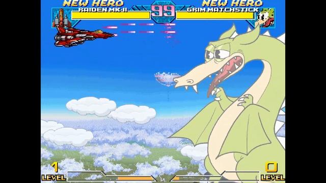JS MUGEN All-Stars: Seibu Kaihatsu fighters (satomari) vs. Cuphead bosses (Dark Ruler) смотреть онлайн