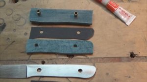 Рукоять ножа из микарты