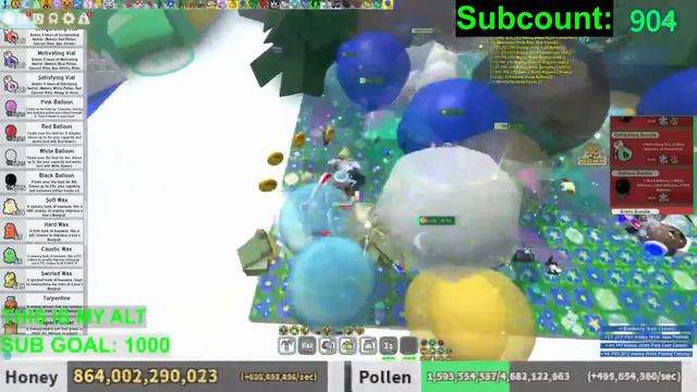 Journey to fuzzy alt #4 (Getting supreme saturator and 49th slot) - Bee Swarm Simulator смотреть онлайн
