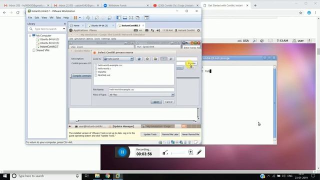 How to download install and run cooja simulator and contiki os in ubuntu vmware | cooja simulator смотреть онлайн