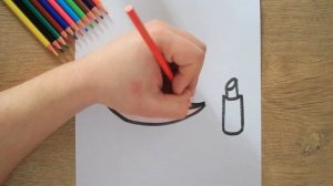 Косметика - Как нарисовать Губы и Помаду | Раскраска | Make Up - How to Draw Lips and Lipstick