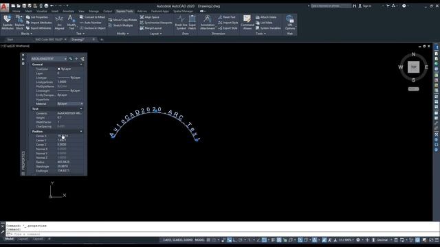 How to Add text on Arc-Align Round Text in AutoCAD 2020 смотреть онлайн