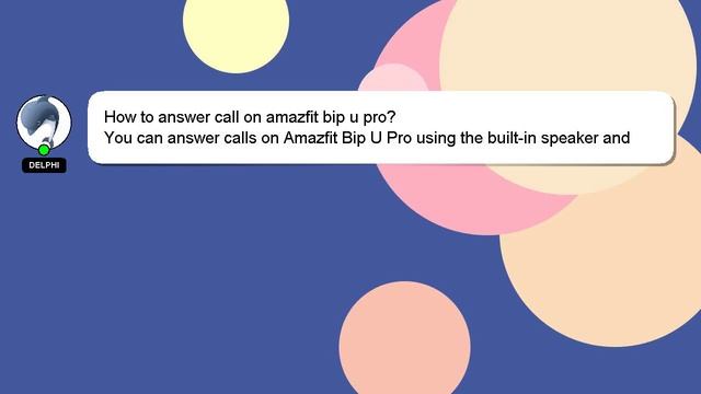 How to answer call on amazfit bip u pro? смотреть онлайн