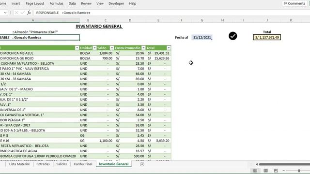 ??INVENTARIO|KARDEX|EN EXCEL|POWER QUERY ??? смотреть онлайн