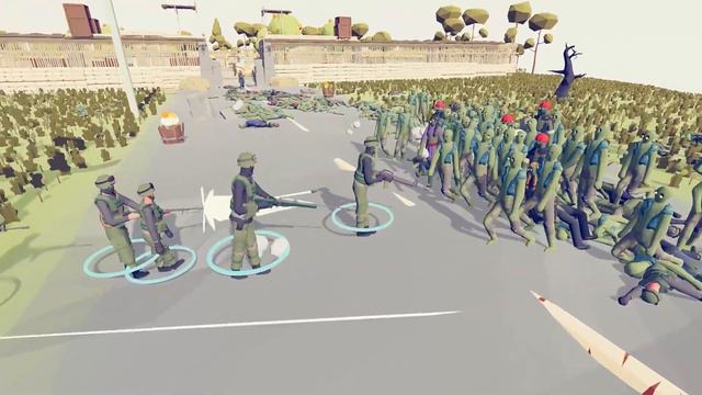 TABS - (PT 2) 25x MILITARY VS 220x ZOMBIES: Can Military Extermination Units eradicates the zombies смотреть онлайн