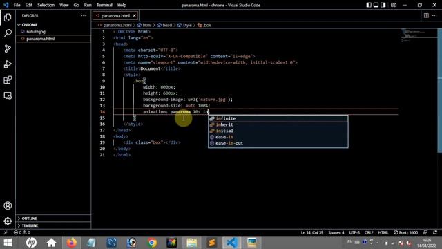 Simple Panorama Image Effect Using CSS Only || no javascript смотреть онлайн