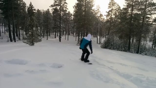 Первое катание на сноуборде в городе Муравленко смотреть онлайн