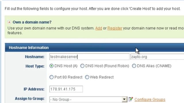 Делаем статический (постоянный) IP (www.no-ip.com)