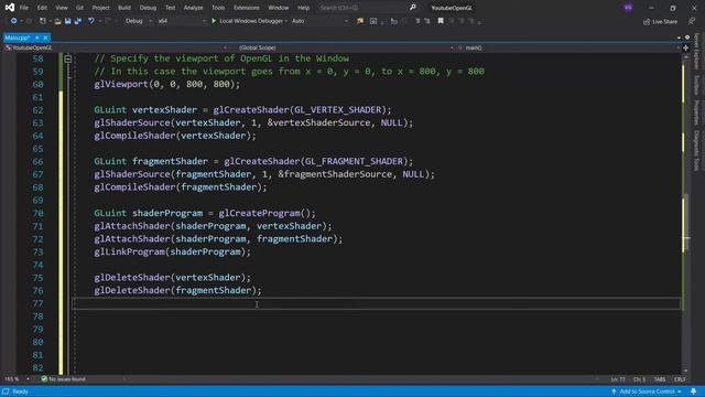 OpenGL Tutorial 2 - Triangle смотреть онлайн