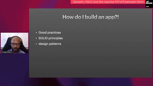 Webinar - Xamarin, MAUI and the reactive MVVM between them смотреть онлайн