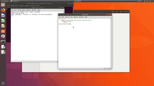 Python Tutorial: Break-Anweisung 010.idle3 [GER] смотреть онлайн