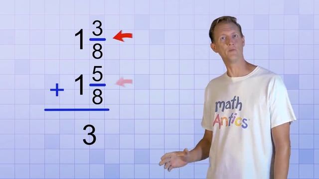 Math Antics - Adding Mixed Numbers смотреть онлайн
