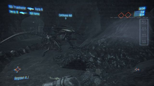 Aliens Colonial Marines extermination mode (HD)how to play as xeno and marine смотреть онлайн