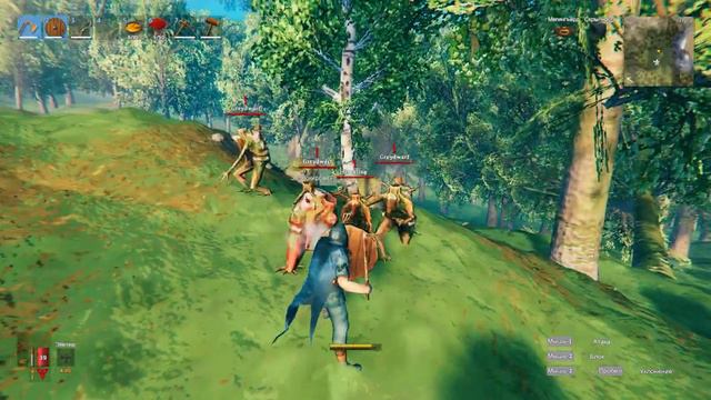 Valheim -мини-Энты качают блокировку щитом смотреть онлайн