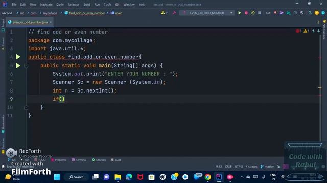 find even or odd number in java program || java code even or odd number #java #programming #cod смотреть онлайн