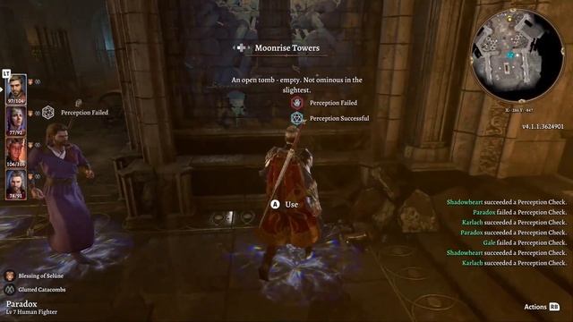 Three Button Puzzle Solution - Investigate The Thorm Mausoleum - Kerheric's Relic | Baldur's Gate 3