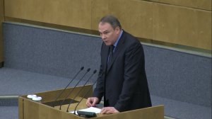 ВЫСТУПЛЕНИЕ ПЕТРА ТОЛСТОГО НА ПЛЕНАРНОМ ЗАСЕДАНИИ ГОСУДАРСТВЕННОЙ ДУМЫ ФС РФ
