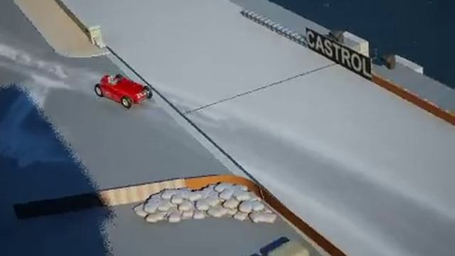 Monaco 1955, Alberto Ascari (Lancia D50) crash, 1. prova ricostruzione смотреть онлайн