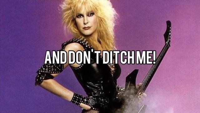 Out For Blood - Lita Ford KARAOKE with chorus смотреть онлайн