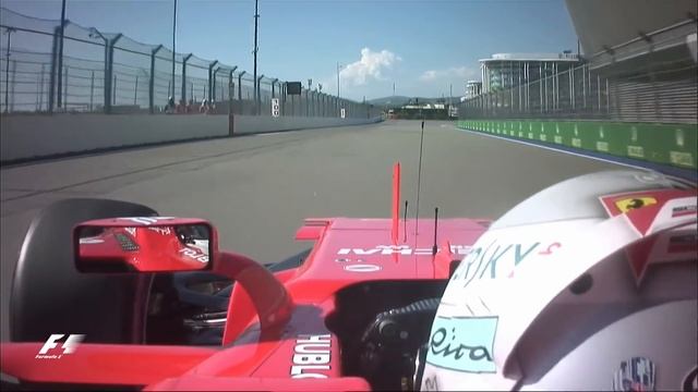 2017 Russian Grand Prix: Sebastian Vettel Pole Lap смотреть онлайн