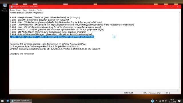 Format Sonrası Temel Programlar (9 Setup 1 Arada) смотреть онлайн