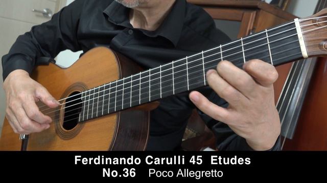 Ferdinando Carulli 45 Etudes No.36 Poco Allegretto смотреть онлайн