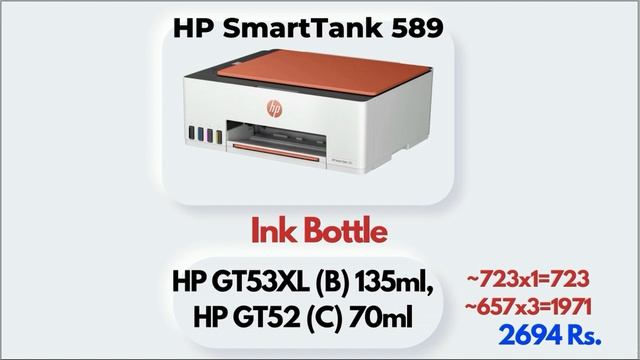 HP SMART TANK 589 Printer: HP Ink tank Printers 2023 (Hindi) смотреть онлайн