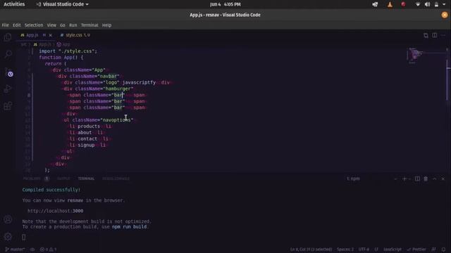 How to make an awesome responsive navbar with pure CSS in ReactJS in 2021 смотреть онлайн