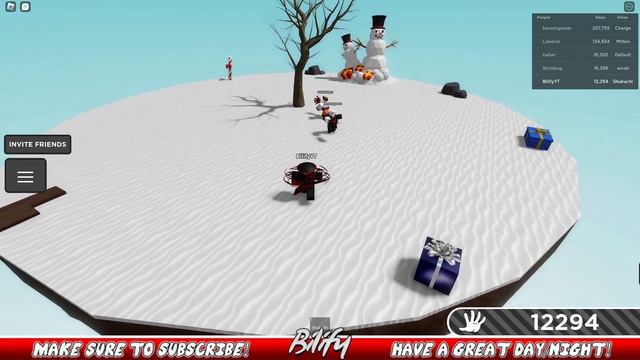 The NEW SNOWBALL GLOVE experience in Slap Battles - Roblox смотреть онлайн