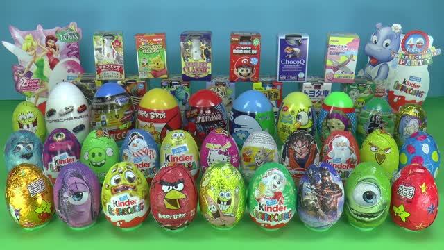 70 яиц с сюрпризами/ сюрпризы/ игрушки/ распаковка смотреть онлайн