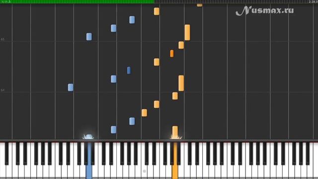 Beethoven - Fur Elise Piano Tutorial (Synthesia + Sheets + MIDI) смотреть онлайн
