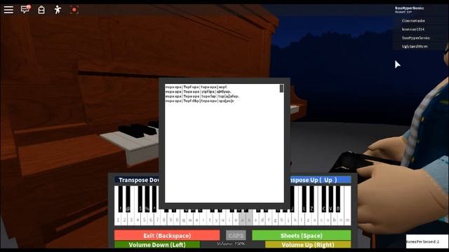 Undertale - Home Roblox Virtual Piano + Sheet смотреть онлайн