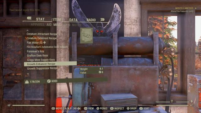 Fallout 76 Growth Enhancer & Suppressor Recipes Along With Creature Attraction & Deterrent Recipes?