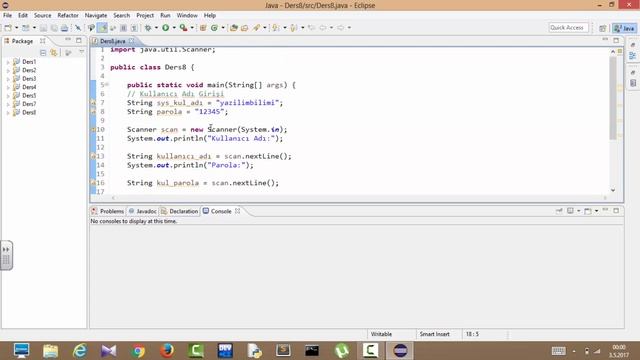 Java Programlama Dersleri 8 - Mantıksal Operatörler ve Koşullu Durum Örneği (if - else if -else) смотреть онлайн