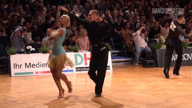 Evgeny Smirnov - Elizaveta Gerasimova RUS | Samba | WDSF GrandSlam Latin | GOC 2018 смотреть онлайн