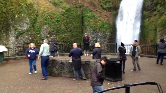Wonderful Multnomah falls. Великолепный водопад смотреть онлайн