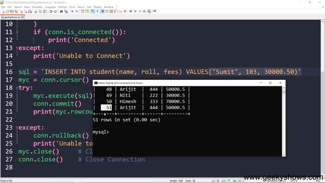 lastrowid Property in Python (Hindi) смотреть онлайн