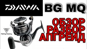Daiwa BG MQ 3000_Обзор и Разбор_Ставим подшипник в ролик_Ставим экономайзер_