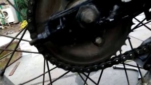 Установил успокоитель цепи на мотоцикл Минск