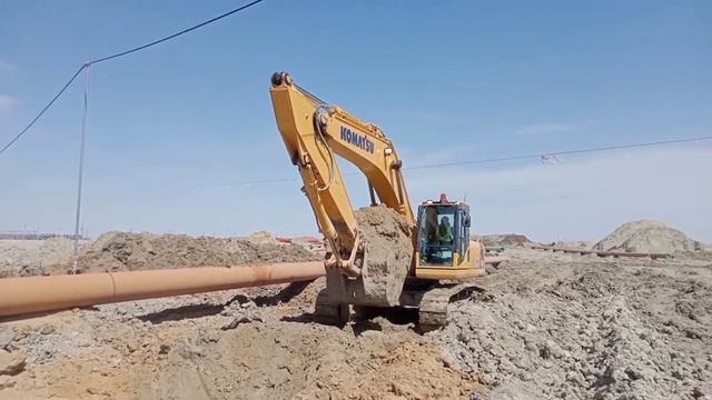 Копаю траншею под линии