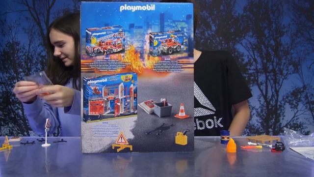 Playmobil Construction Site Fire Rescue Advent Calendar смотреть онлайн
