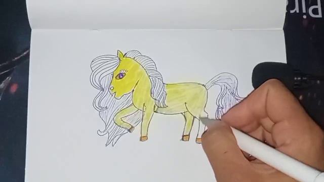 Как нарисовать единорога для детей/How to Draw a unicorn for kids смотреть онлайн