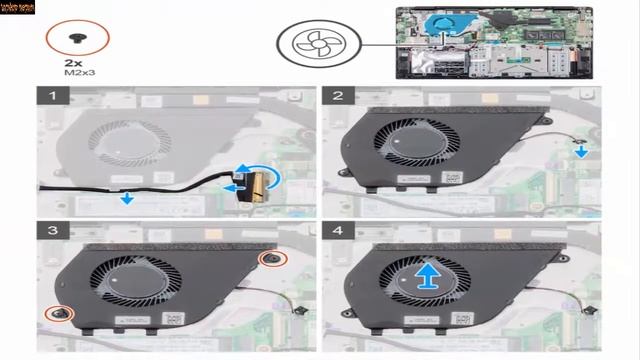 How to disassembly Dell Inspiron 5590 Laptop repair смотреть онлайн