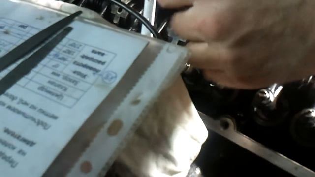 Регулировка клапанов Славута