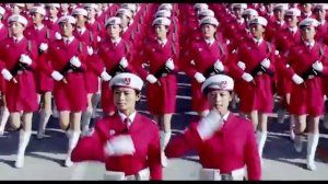 Парад в Китае под песню Катюша