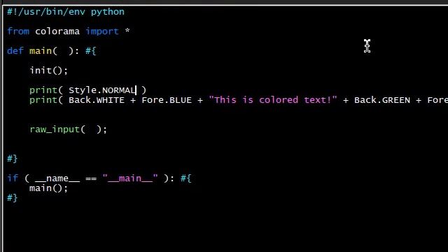 Python [colorama] 04 Style смотреть онлайн