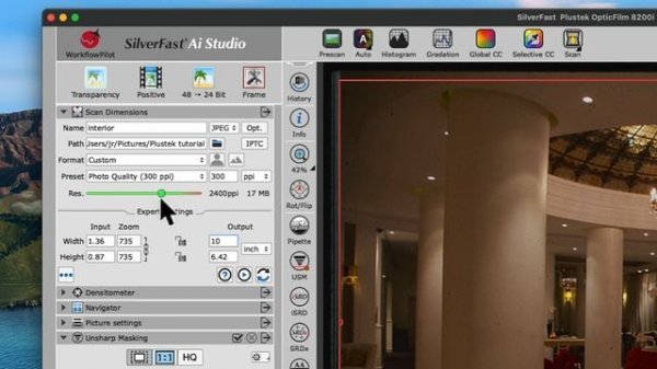 SilverFast 9 Plustek quick & easy intro Ep.3 – Scanning Slides