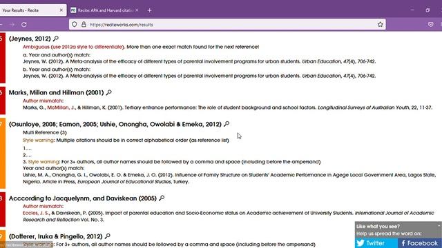 How to check/Match in-text citations to reference list. Reference all citations!! смотреть онлайн